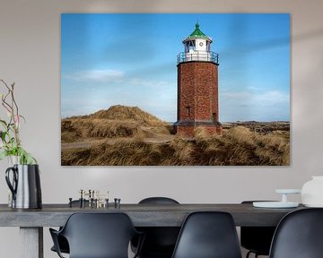 Red Cliff Vuurtoren, Sylt, Noord-Friesland, Duitsland van Alexander Ludwig