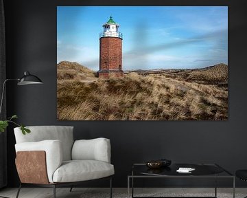 Leuchtturm Rotes Kliff, Sylt, Nordfriesland, Deutschland