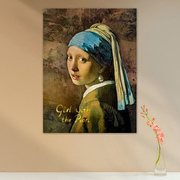 Das Mädchen mit dem Perlenohrring. Digitale Kunst