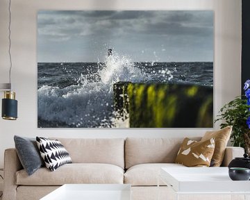 Sea vs waves by Björn van den Berg