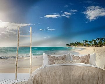 Traumhafter Strand auf der Insel Aruba in der Karibik. von Voss Fine Art Fotografie