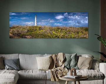 Lighthouse on the island of Aruba in the Caribbean. by Voss Fine Art Fotografie