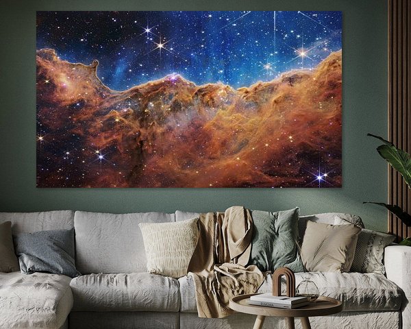 "Kosmische kliffen" in de Carina Nebula