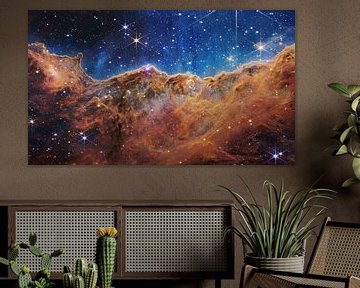"Kosmische kliffen" in de Carina Nebula van NASA Visions of the Future