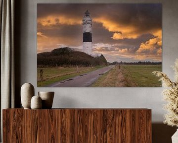 Vuurtoren van Kampen op Sylt, Noord-Friesland, Duitsland van Alexander Ludwig