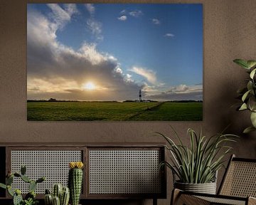 Vuurtoren van Kampen op Sylt, Noord-Friesland, Duitsland van Alexander Ludwig