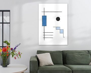 Minimalist and abstract art poster - Maitrise by Aplotica Studio
