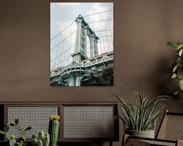 Manhattan-Brücke New York von Raisa Zwart