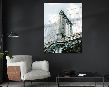 Manhattan Bridge New York by Raisa Zwart