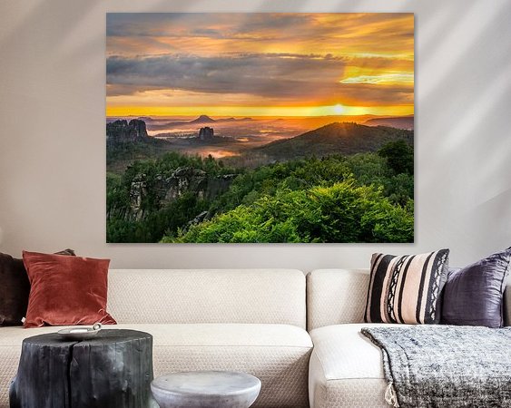 Example of the artwork in a room