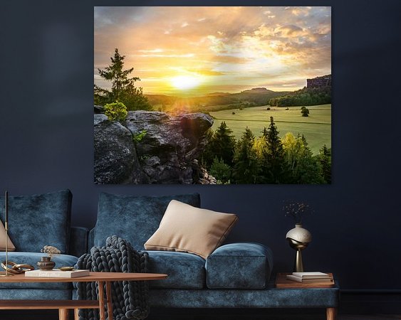 Example of the artwork in a room