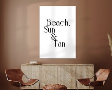 Beach, Sun & Tan van Walljar
