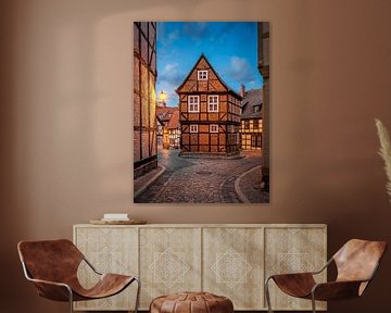 Vieille ville de Quedlinburg, Allemagne sur Michael Abid