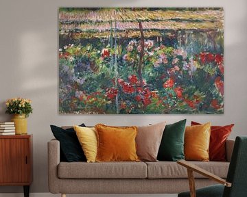 Jardin de pivoines, Claude Monet
