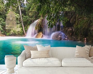 Erawan Waterfalls by Ronne Vinkx