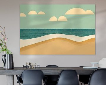 Beach, sky and sea by Bert Nijholt