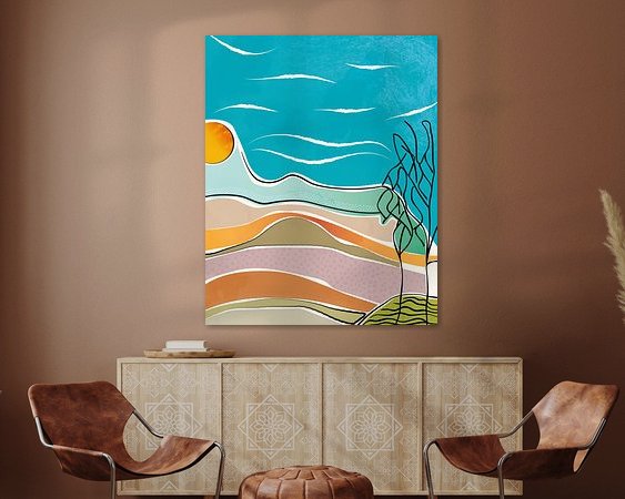 Example of the artwork in a room