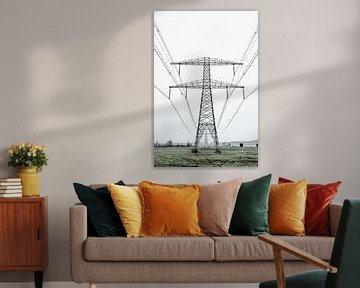 Electricity Pylons van Robert Kersbergen