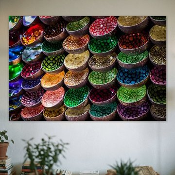 Vietnamese gekleurde schotels