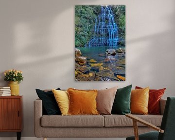 De Salto Cristal, een van de mooiste watervallen in Paraguay. van Jan Schneckenhaus