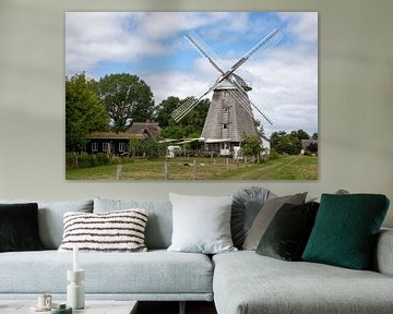 Windmolen in Ahrenshoop (Fischland/Darß) van t.ART