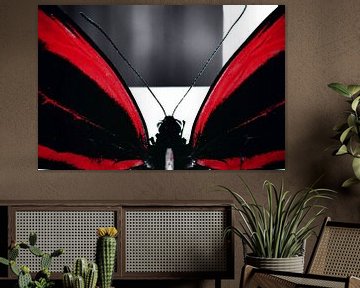 Butterfly (red) van Nick Rosseel