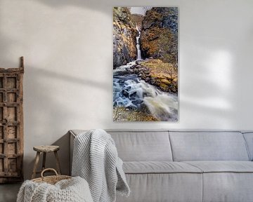 Waterfall at Opdall in Norway by Anneke Hooijer