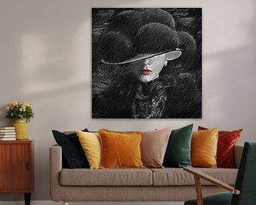 Zwarte Woud Mystic Lady 4.0 ART van Ingo Laue