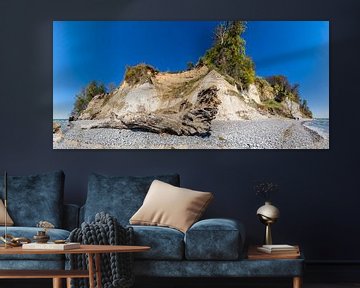 Panorama chalk cliffs in the Stubbenkammer near Sassnitz by GH Foto & Artdesign