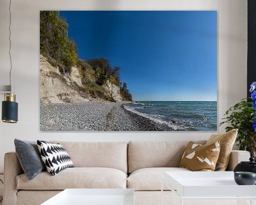 chalk cliffs, coast in the Stubbenkammer near Sassnitz by GH Foto & Artdesign