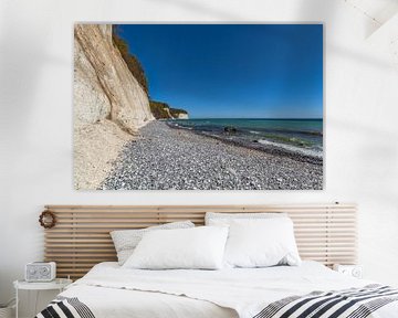 Kreidefelsen in der Stubbenkammer, Aussflugsschiff am Horizont von GH Foto & Artdesign