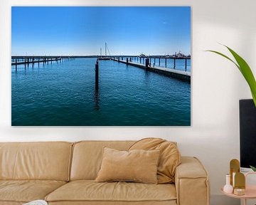 Segelboot im  Hafen Sassnitz von GH Foto & Artdesign
