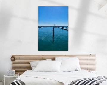 Segelboot im  Hafen Sassnitz von GH Foto & Artdesign