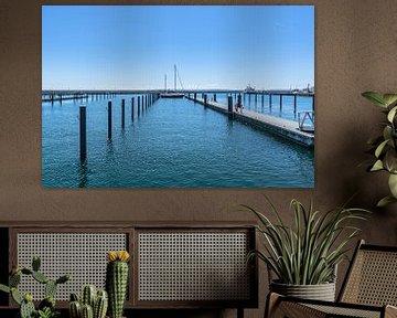 Segelboot im  Hafen Sassnitz von GH Foto & Artdesign