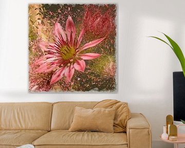 Digital Painting Blume Sukkulente