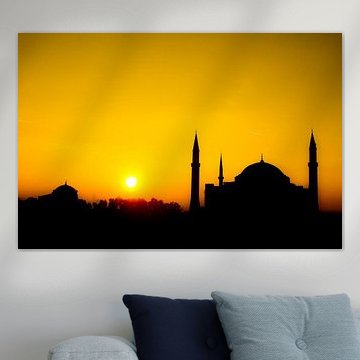 Zonsopkomst Blauwe Moskee von 28Art - Yorda