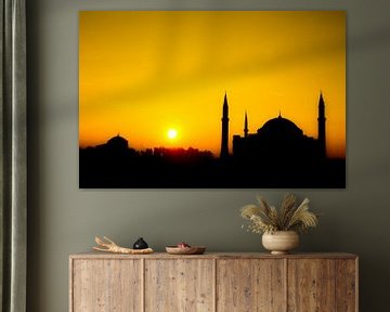 Sunrise at the Blue Mosque sur 28Art - Yorda