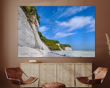 Kreidefelsen Rügen, Ostsee nach Kreideababruch von GH Foto & Artdesign