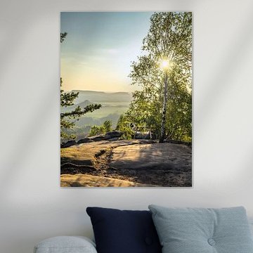 Kipphorn uitzicht, Saksisch Zwitserland - Zirkelstein