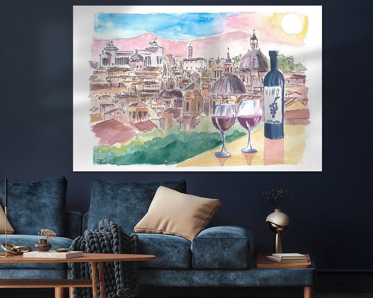 Example of the artwork in a room