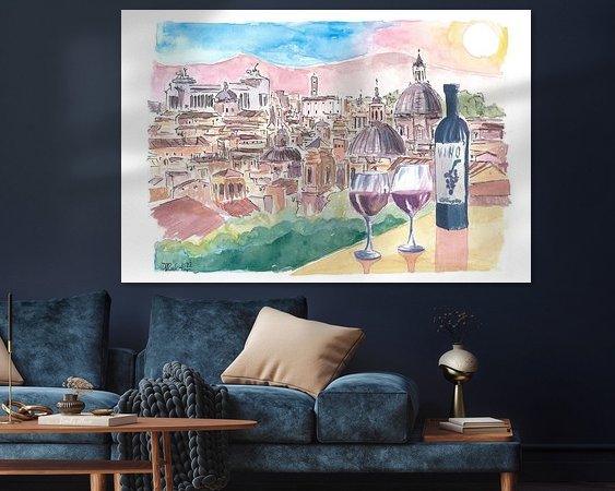 Example of the artwork in a room