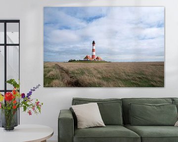 Vuurtoren Westerhever, Noord-Friesland, Duitsland van Alexander Ludwig