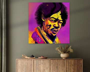 Jimi Hendrix Kunst von Bert Nijholt