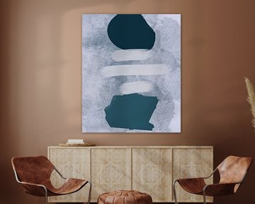 Volg je innerlijke balans - minimalistische abstracte kunst van Susanna Schorr