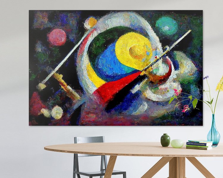 Example of the artwork in a room