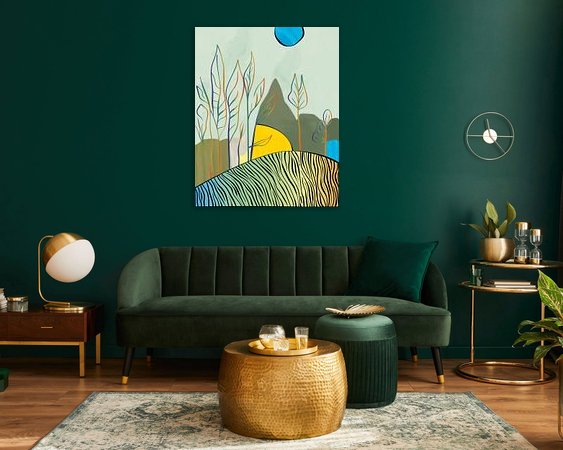 Example of the artwork in a room