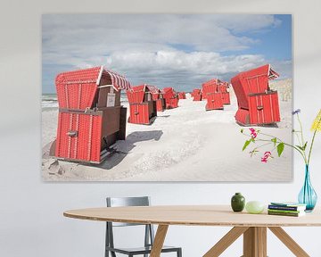 Strandstoelen op de Darß van t.ART