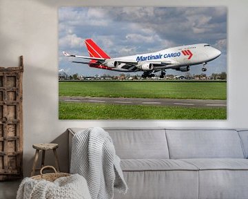 Martinair Cargo Boeing 747 lands on the Polderbaan. by Jaap van den Berg