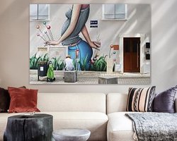 Example of the artwork in a room