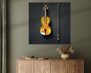 Nature morte au violon sur Arjen Roos